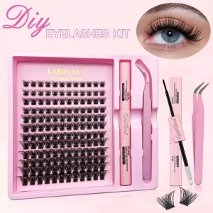 Pre Cut DIY Segmented Eyelash Extensions DIY Lashes Segments Fan Eyelashes for Lash Artists