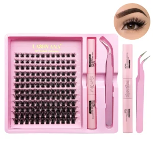 Pre Cut DIY Segmented Eyelash Extensions Handmade Fan Eyelashes for Lash Artists Length Mix