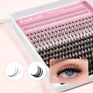 Pre Cut Lash Segments Cluster Eyelashes Extension Natural Individual Diy Segment Lashes Diy Cluster Lashes Kit