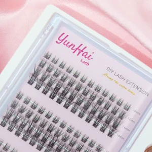 Pre Cut Lash Segments Cluster Eyelashes Extension Natural Individual Diy Segment Lashes Diy Cluster Lashes Kit