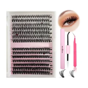 Pre Cut Segmented DIY Eyelash Extensions Fan Lashes Segments for Lash Artists