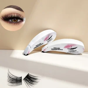 Pre Cut Volume Diy Cluster Lashes Eyelash Applicator Lash Cluster Trays Handheld Lash Wearing Device