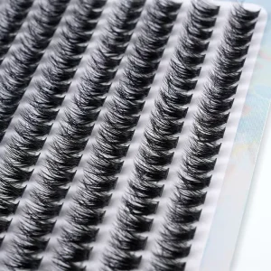 Pre Glued 5 Day Hold Cluster Lashes Waterproof Self Adhesive False Eyelashes Natural Style Synthetic Hair Lash No Glue Required