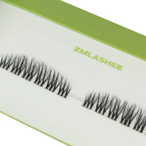 Pre-Glued Diy Eyelash Natural Lash Extension Self Adhesive Cluster Lashes Glue Free Press on Lashes No Glue