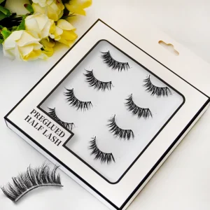 Pre Glued Technology Segmented Diy Cluster Lashes Private Label Self Adhesive Press on Individual Eyelash Kit No Glue Need