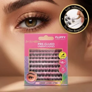 Pre-Glued Under Lashes 48HR Wear DIY Individual Cluster Eyelash Extensions Bulk Pack