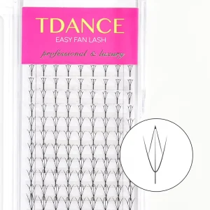 Pre-Made Natural Style Tower Tip Soft Thin Flakes Handmade CC/LC/BC Curl Vegan Cruelty-Free High Quality Eyelash Extensions
