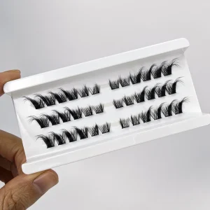 Pre Mapped Cluster Lashes Supplies 3 Pairs Pack Clusters Support Custom Packaging Fluffy Natural Cateye Lash Clusters