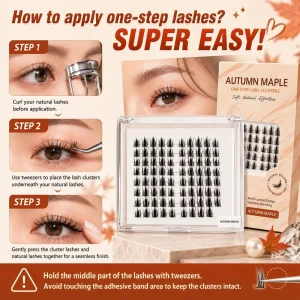 Pre-Mapped Manga Lash Clusters Fluffy Wispy Pixie DIY Eyelash Extensions