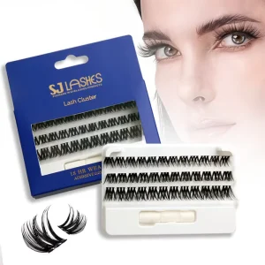 Pre cut PBT Cluster Eyelashes Volume Lash Extension Kit Hand Made