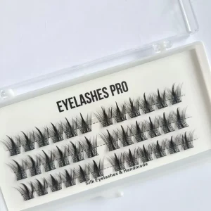 Pre cut Segment Cluster Lashes Handmade Individual Lashes Natural Faux Mink DIY Lash Clusters Fan Eyelashes Extension