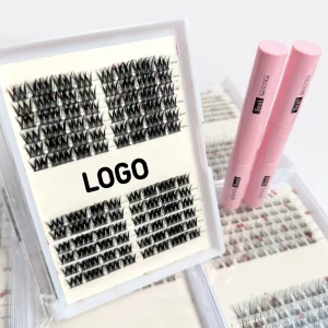 Pre segmented Cluster Eyelashes DIY Individual Lash Extensions Set