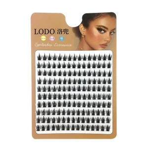 Precut Segment Eyelashes Faux Mink Natural DIY Individual Lash Clusters Private Label Cluster Eyelash
