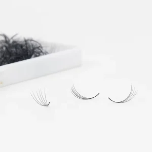 Premade Handmade Silk Matte Black Loose Fans Lashes 5D Range Made From Synthetic Hair Lengths