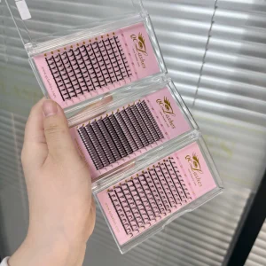 Premade Individual Easy Anime Spire Lash Custom Logo Anime Lashes Eyelash Extensions Tower Lash Anime Eyelashes