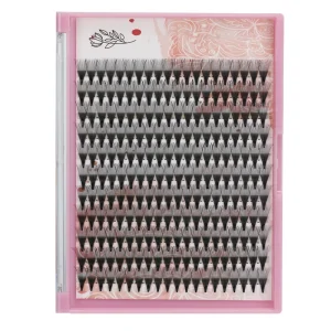 Premade Lash Fans 20 Fluffy Wispy Eyelashes Mix Length 0.05-0.07mm Natural Style with CC Curl