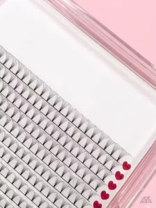 Premade Lashes Volume Fans Short Stem C D Curl 0.1mm Natural False Eyelashes Extensions Premade Fans Makeup