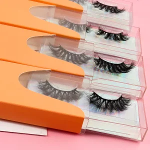 Premium 100% 3d 18MM Mink Lashes 5 Pack Real Hair Dramatic Eyelashes