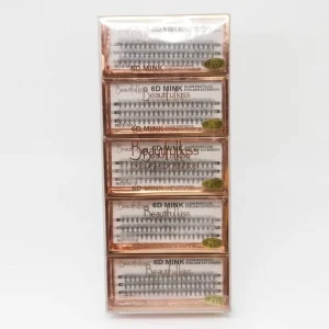Premium 6D Eyelash Extensions 11mm C Curl 10 Pairs Fan Volume False Eyelashes Cilios Posticos Natural Look