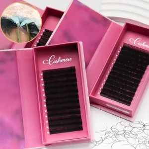 Premium Cashmere Lash Extensions Supplies Individual Volume Lash Trays Private Label Mink Eyelash Extensions