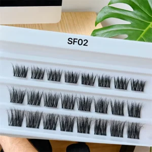 Premium Faux Mink Eyelash Extension Segmented Cluster Eyelashes Pre Fan Lashes Volume Lasehs DIY Eyelashes Extension