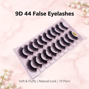 Premium Faux Mink Volume False Eyelashes Lightweight for Bridal Makeup Full Strip Lashes