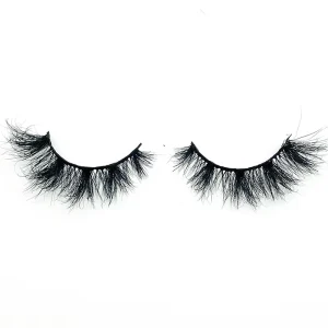 Premium Full Strip Natural Eyelashes Free Sample Handmade 3D Mink Eyelashes High Quality False Eyelashes