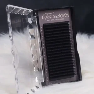 Premium Korean Pbt Extensions Dark Fluffy Lash Trays Matte Volume Eyelash Extension De Pestanas Lash Extension Supplies
