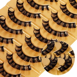 Premium Lash Clusters Bulk 10d 100d Diy Mixed C type 0.05mm Mix 10 20mm Thick False Eyelashes Fan shaped