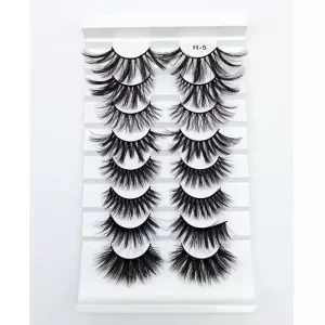 Premium Princess Shiyu Handmade Synthetic Hair Sharp Base Hybrid Light Volume False Eyelashes Cluster Volume 6D 8D Strips
