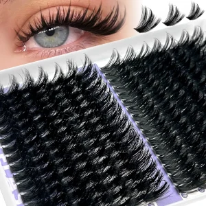 Premium Soft Cluster Lashes Individual DIY Eyelash Extensions Mixed Tray Private Label OEM ODM Lash Clusters