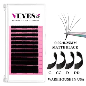 Premium Soft Individual Volume Lash Trays c d Cashmere Eyelash Extension Supplier 002 Cashmere Supplies