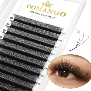 Premium Super Soft Synthetic Hair 12 Rows Lash Extensions Supplies Individual Volume Lash Trays Eyelash Extension