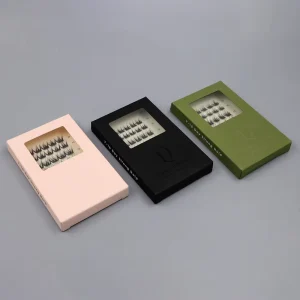 Press Lashes Kit Private Label Clusters No Glue Custom Logo PBT Material Handmade Reusable Cotton Band 3D Natural