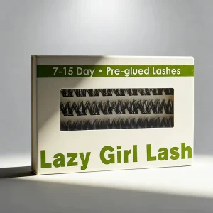 Press Pre Cut Cluster Eyelash Extension Knot Free Silk Self Adhesive Pre glued Lashes Clusters 3D Effect Reusable Glow