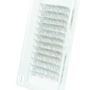 Press on Diy Cluster Lashes No Glue Needed Self Adhesive Handmade Segment Metallic Lashes Cluster Eyelash Extension