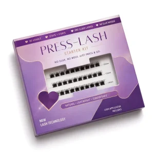 Press on Diy Cluster Lashes No Glue Needed Self Adhesive Handmade Segment Pre Cut Cluster Eyelash Extension