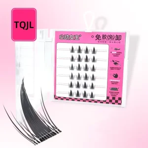 Press on Eyelash Pre Glued Lashes Cluster DIY Segmented Lashes Extensions Easy to Wear No Glue Needed Private logo
