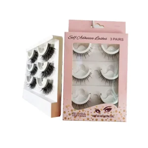 Press on Lashes Pre Bond Cluster Lash Extension Kit Long Lasting Self Adhesive Strip Faux Mink Lash