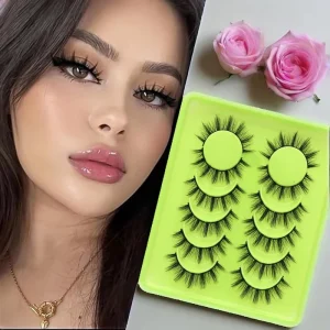 Price 6 Pairs Full Strip Lash Fluffy Black Band Eyelashes Beauty Supplies Synthetic Hair False Eyelashes