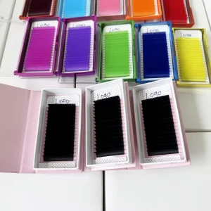 Price No Gap Professional Lashes Heat bonded Individual Lash Extensions for High end Salons