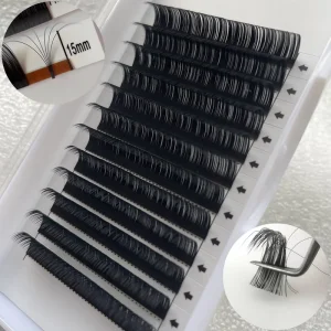 Private Label 0.03 0.05 0.07 Individual Lash Supplier Soft Matte Black Volume Lash Trays Mega Volume Cashmere Eyelash Extensions
