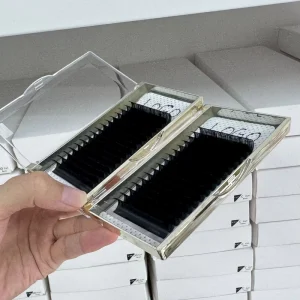 Private Label 0.03 0.05 0.07 Volume Eye Lash Extension Trays Cashmere Individual Eyelash Extension