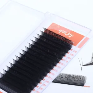Private Label 0.07mm U Shaped YY Lashes YY Lashes U Shape 2D Clover Lash Extension Tray
