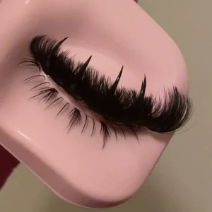 Private Label 16-25 MM Eyelashes Strips with Spikes That Look Like Extensions Handmade 5D Real Mink Lashes Fluffy