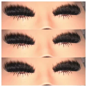 Private Label 16mm to 25mm Eyelash Extensions Fluffy Lashes With Spikes 5D Real Mink Full Strip Eyelashes Vendors