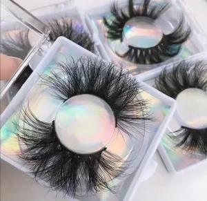 Private Label 3D 100% Real Mink Lashes Custom Eyelash Packaging Box