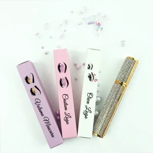 Private Label 3D Effect Silk Fiber Lash Waterproof Volume Mascara Makeup Eyelash Black Mascara for Eyelash Extensions