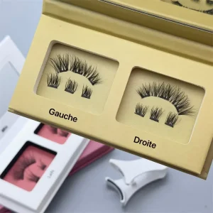 Private Label 3D Lash Factory Nature Look New Thin Invisible Quantum Eyelash Vegan Magnetic Lashes Kit No Liner