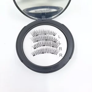 Private Label 3D Lash Factory Nature Look Thin Invisible Quantum Eyelash Vegan Magnetic Lashes Kit No Liner